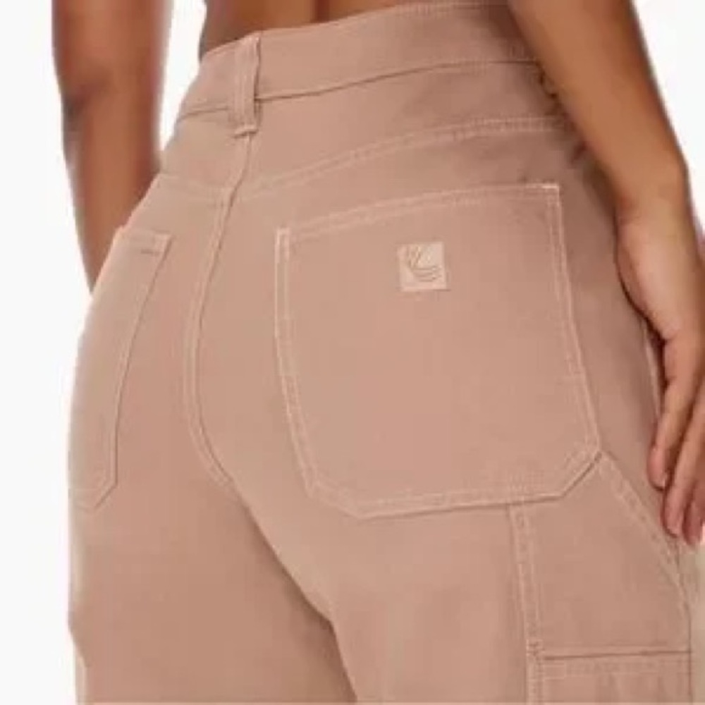 Aritzia x Tna Greenwich Carpenter Pants - In Chasm Dusty Pink Beige - Picture 3 of 7
